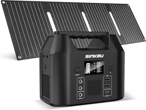150W Portable Power Station With 40W Solar Panel 96Wh