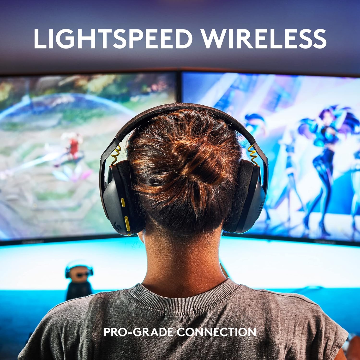 Wireless Gaming Headset Bluetooth Low Latency 18H Battery Mic