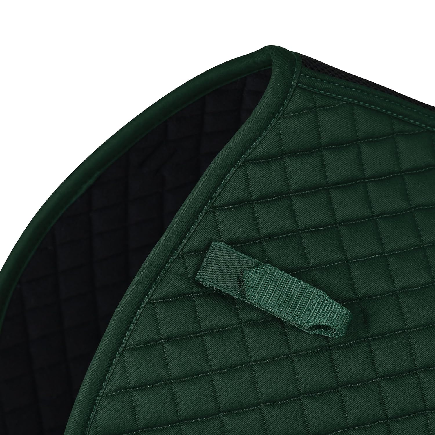 Forest Green Large Jump Saddle Pad with Breathable Air Mesh Spine