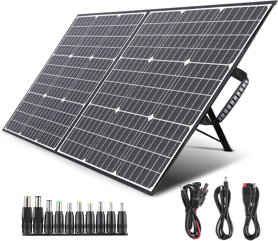 100W Foldable Solar Panel 60W USB C Fast Charge Camping