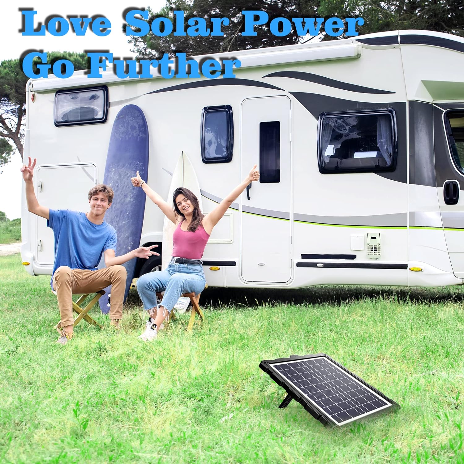 20W Solar Battery Charger 12V PWM Car RV Boat Maintainer