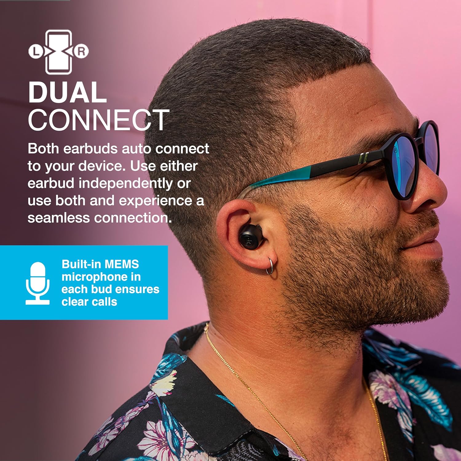 Wireless Bluetooth Earbuds In Ear Headphones 35H Battery Mic