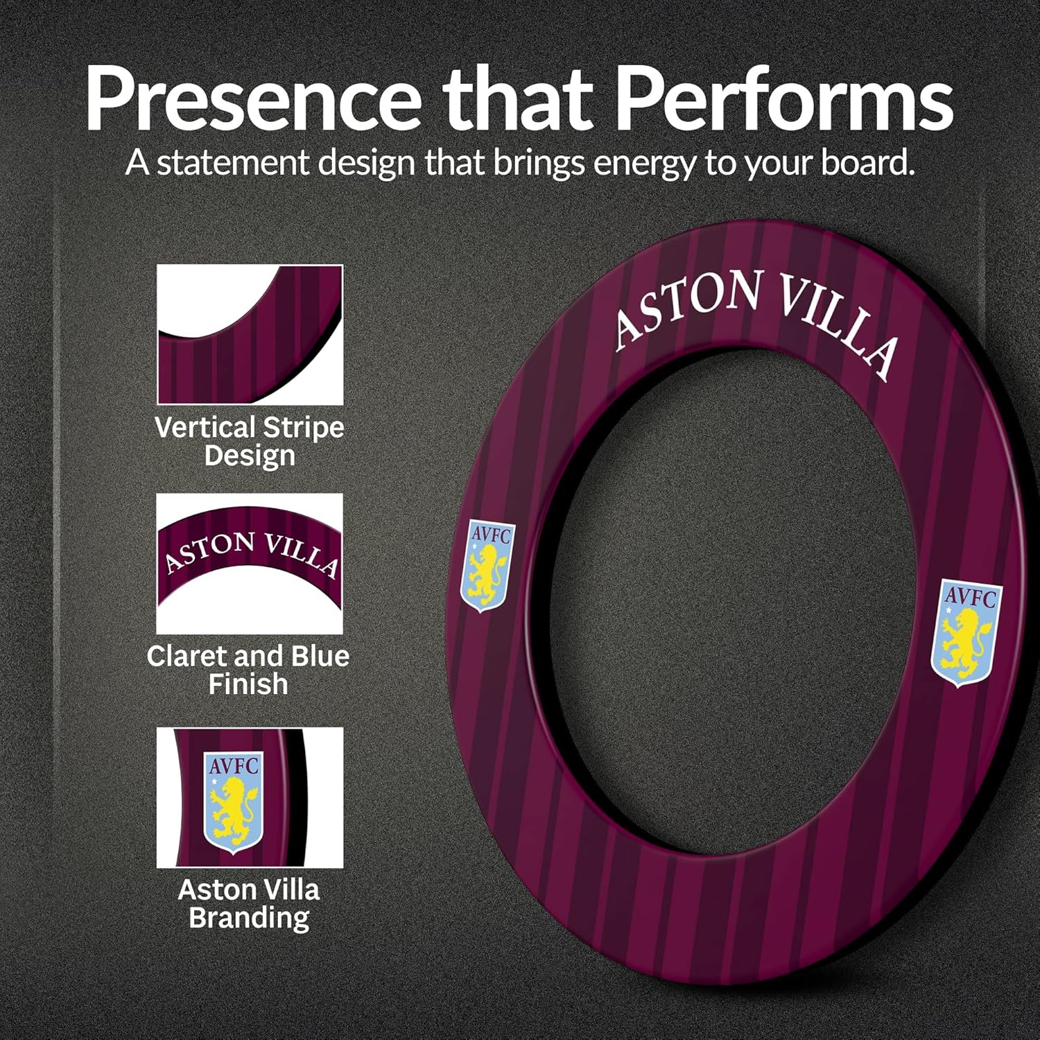 Dartboard Surround Heavy Duty Rubber Wall Protector 68cm