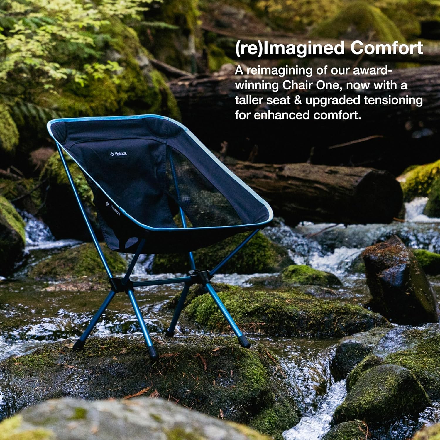 Lightweight Camping Chair Compact Foldable Black