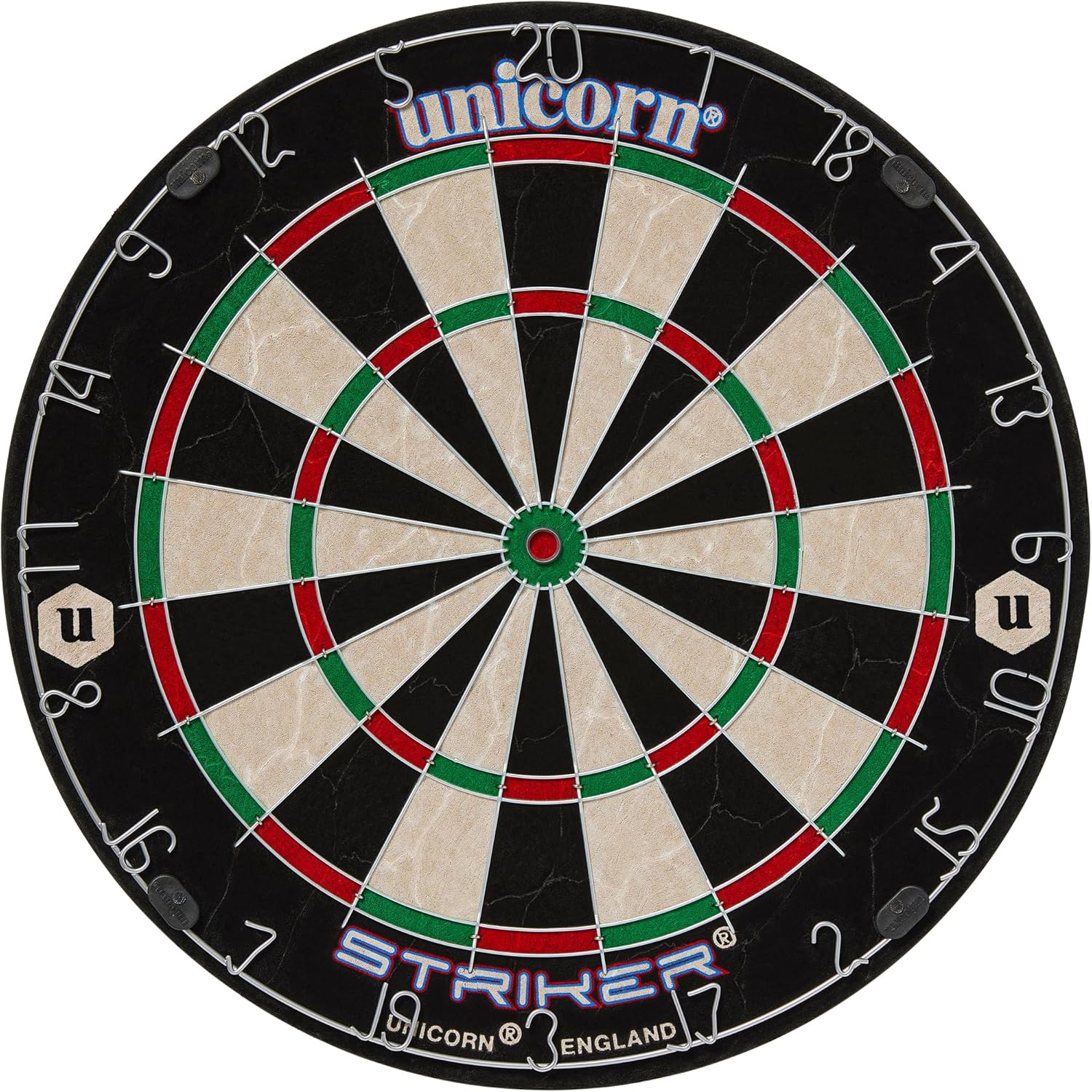 Dart Board Set with Surround Steel Tip Darts Bristle Board Kit