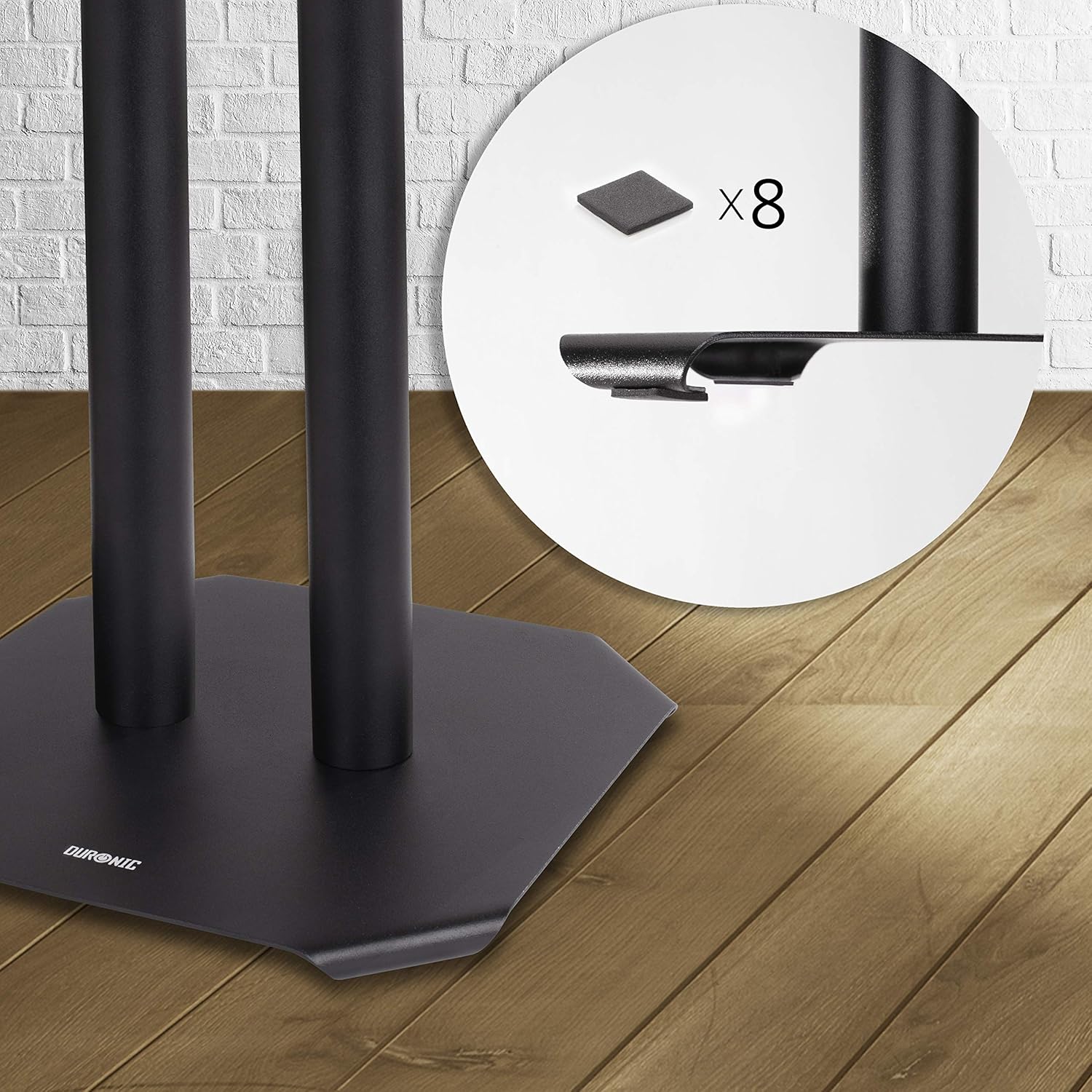 Speaker Stands Pair 80cm Steel HiFi Floor Stands Vibration Isolation