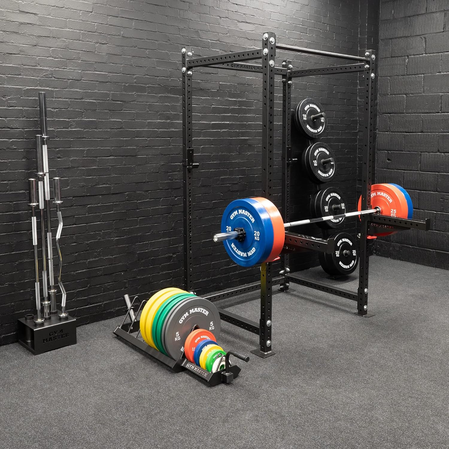 Power Rack Safety Spotter Arms 60mm Barbell Catch Pair
