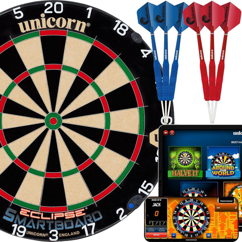 Smart Electronic Dartboard Bluetooth Auto Scoring Sisal Board Set