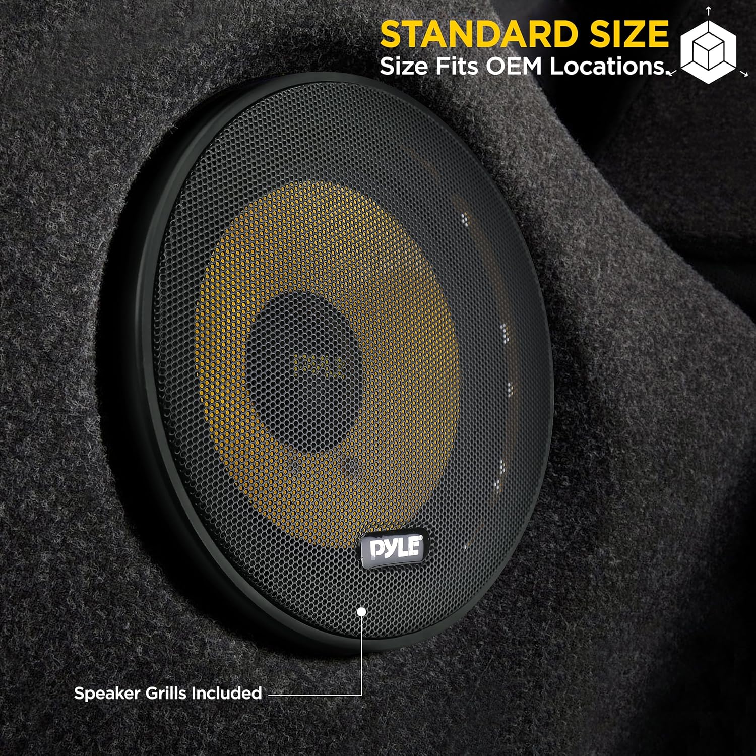 6.5 Inch Component Car Speakers 400W 2 Way High Performance Pair