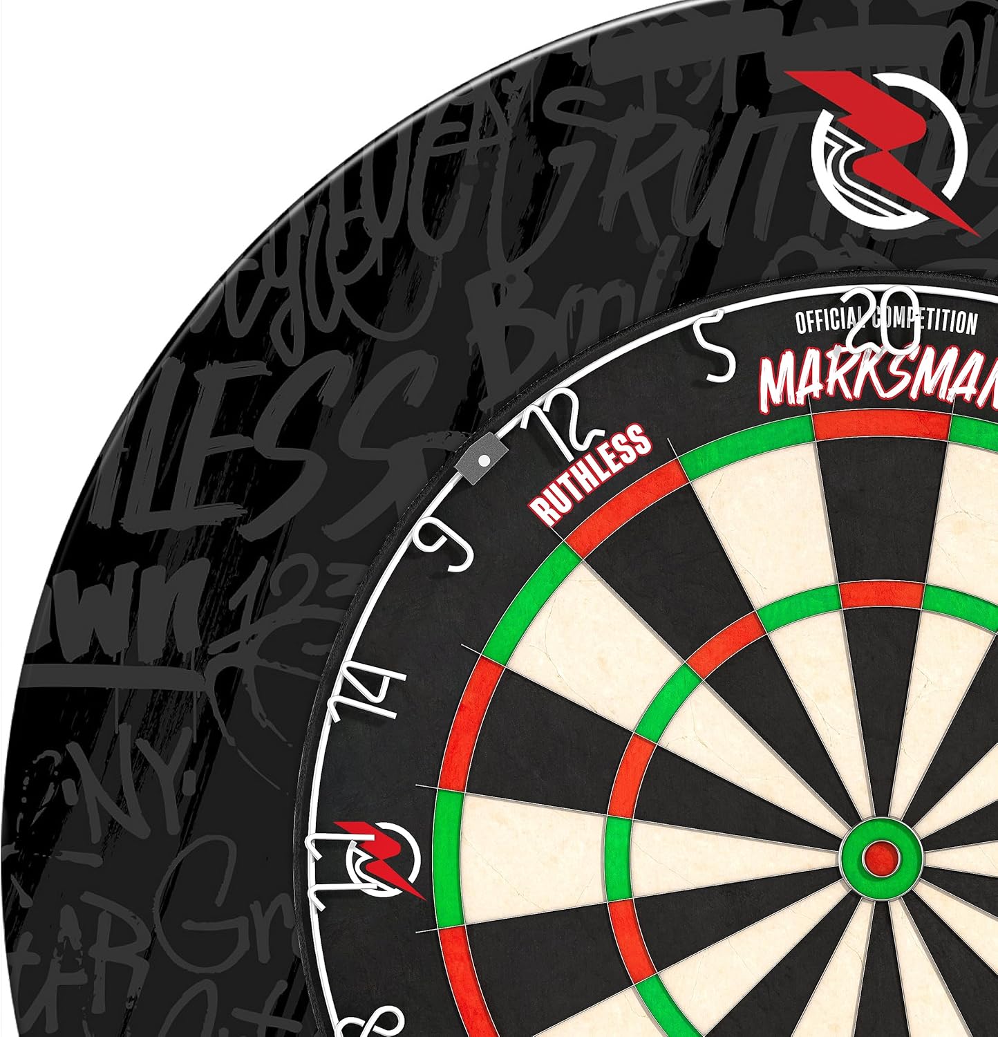 Dartboard Surround 70cm Heavy Duty Wall Protector Rubber