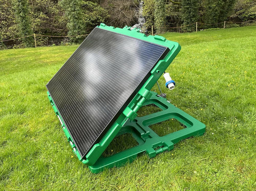 Plug In Modular Solar Panel Unit Home Energy Saver Outdoor Socket UK