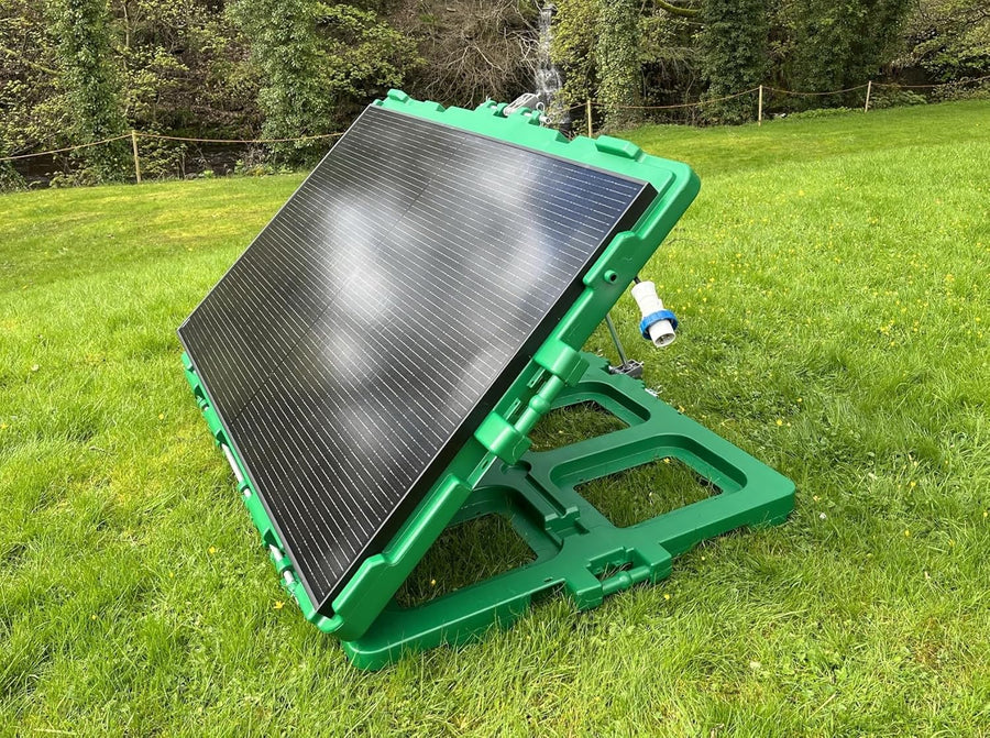 Plug In Modular Solar Panel Unit Home Energy Saver Outdoor Socket UK