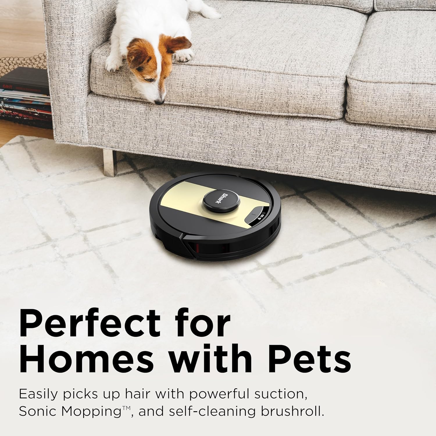 Robot Vacuum Mop Smart Mapping Sonic Scrub Pet Hair Alexa WiFi