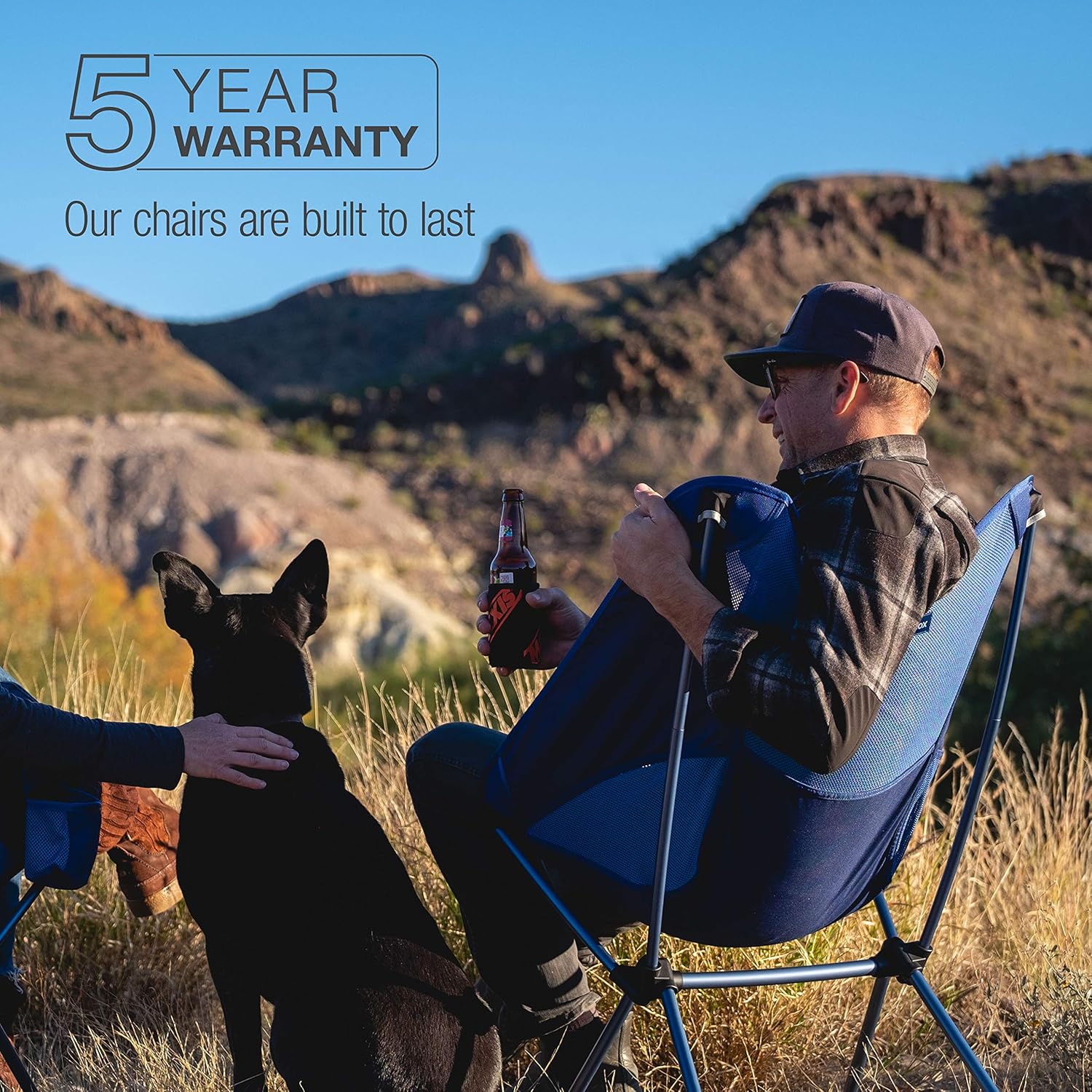XL Lightweight Camping Chair Portable Folding Seat Tan