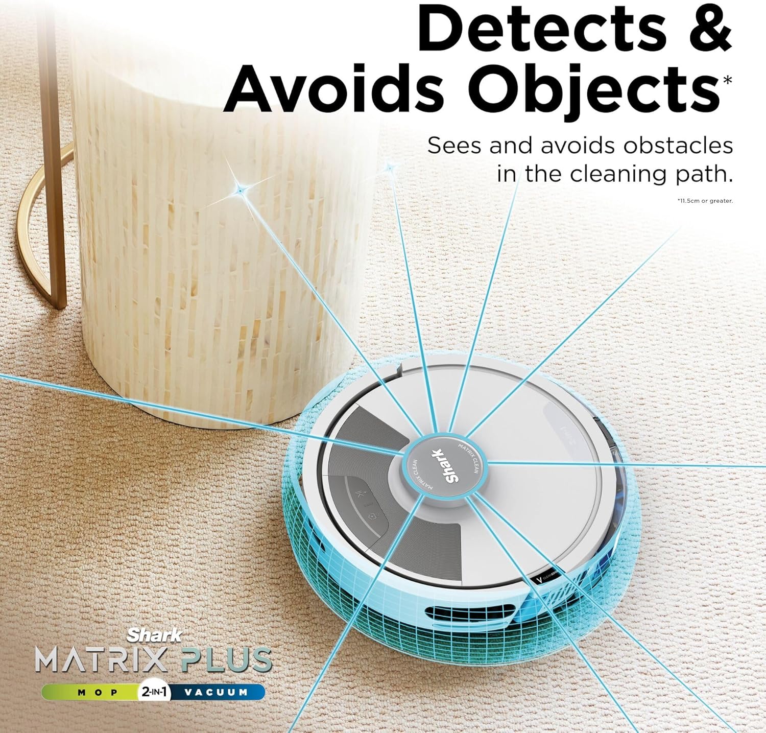 Robot Vacuum Mop Self Empty LiDAR Sonic Clean Pet Hair WiFi