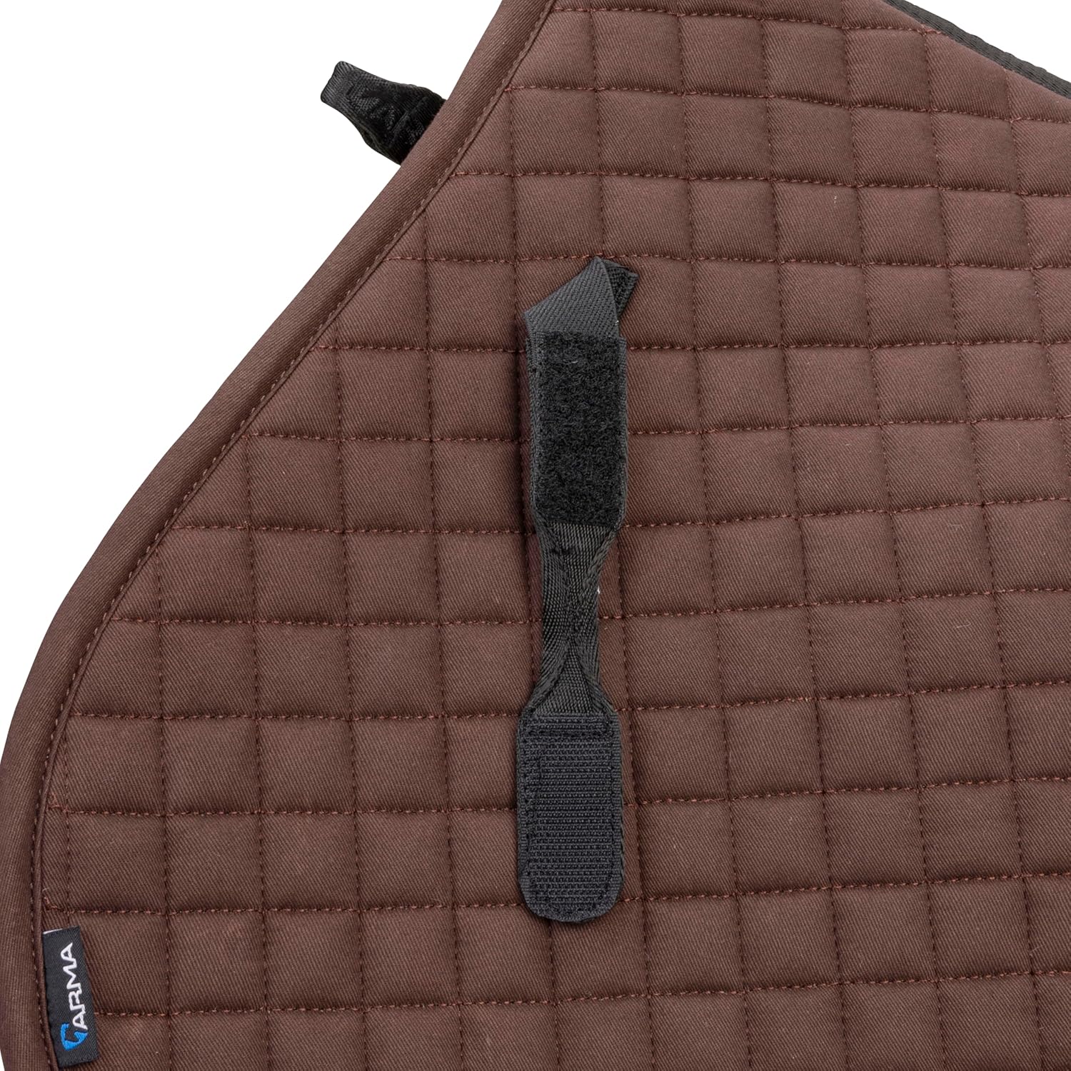 Deluxe Cotton Jump Saddlecloth Brown Breathable