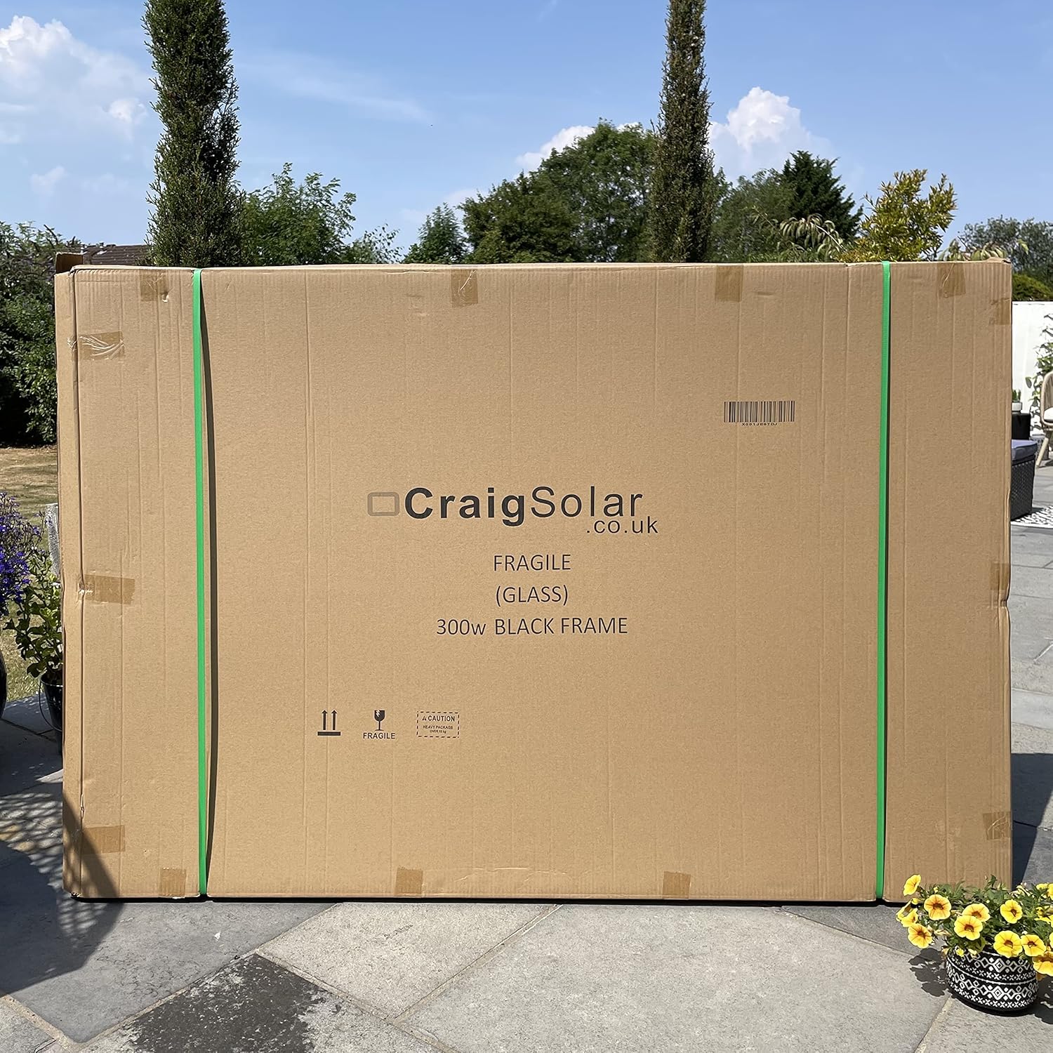300W Monocrystalline Solar Panel 23 Percent High Efficiency Black Frame