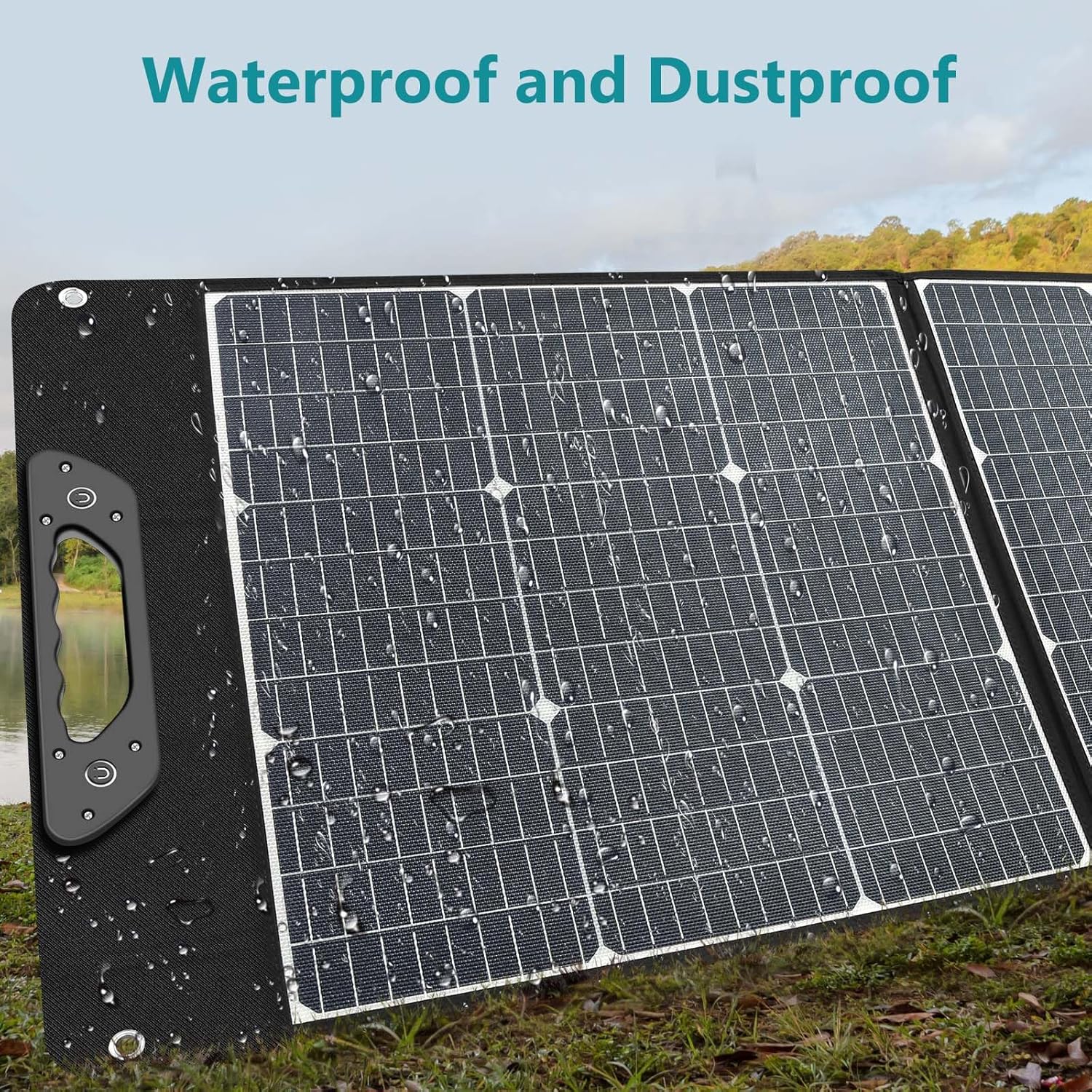 200W Foldable Solar Panel XT60 USB C Camping RV Charger