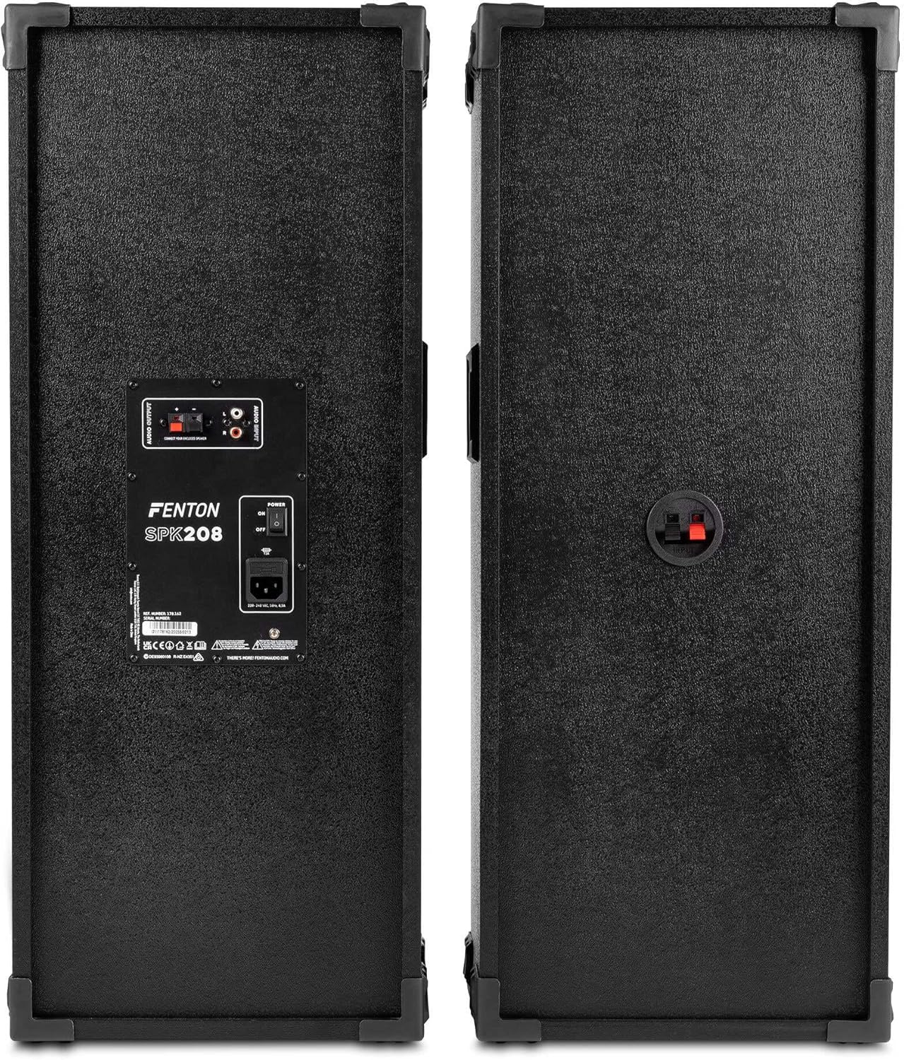 Active Party Speakers 800W Pair Bluetooth DJ Karaoke