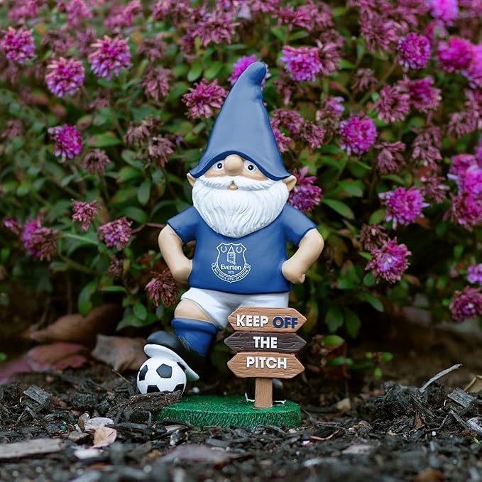 Football Garden Gnome Ornament Keep Off Pitch Fan Decor 20cm