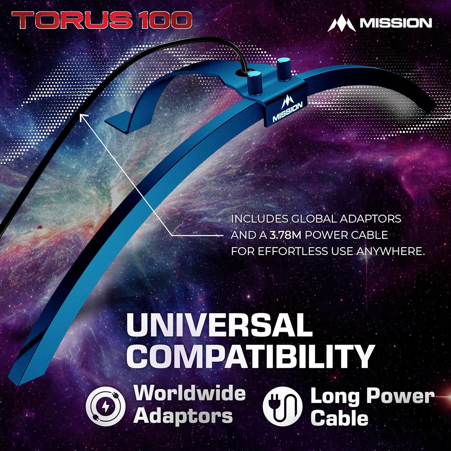 Portable Dartboard LED Light Folding Clip On Travel Lighting