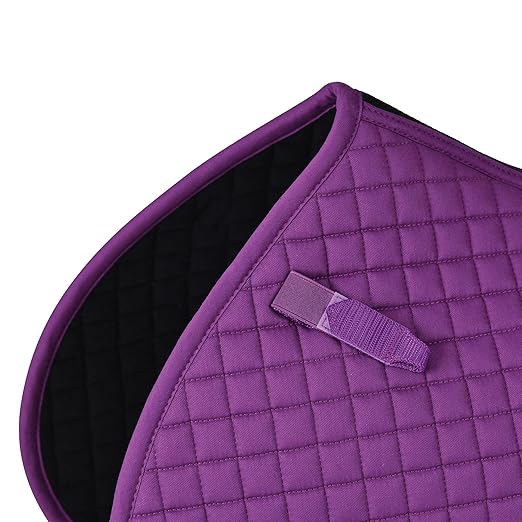 Violet Small Jump Saddle Pad with Breathable Air Mesh Spine