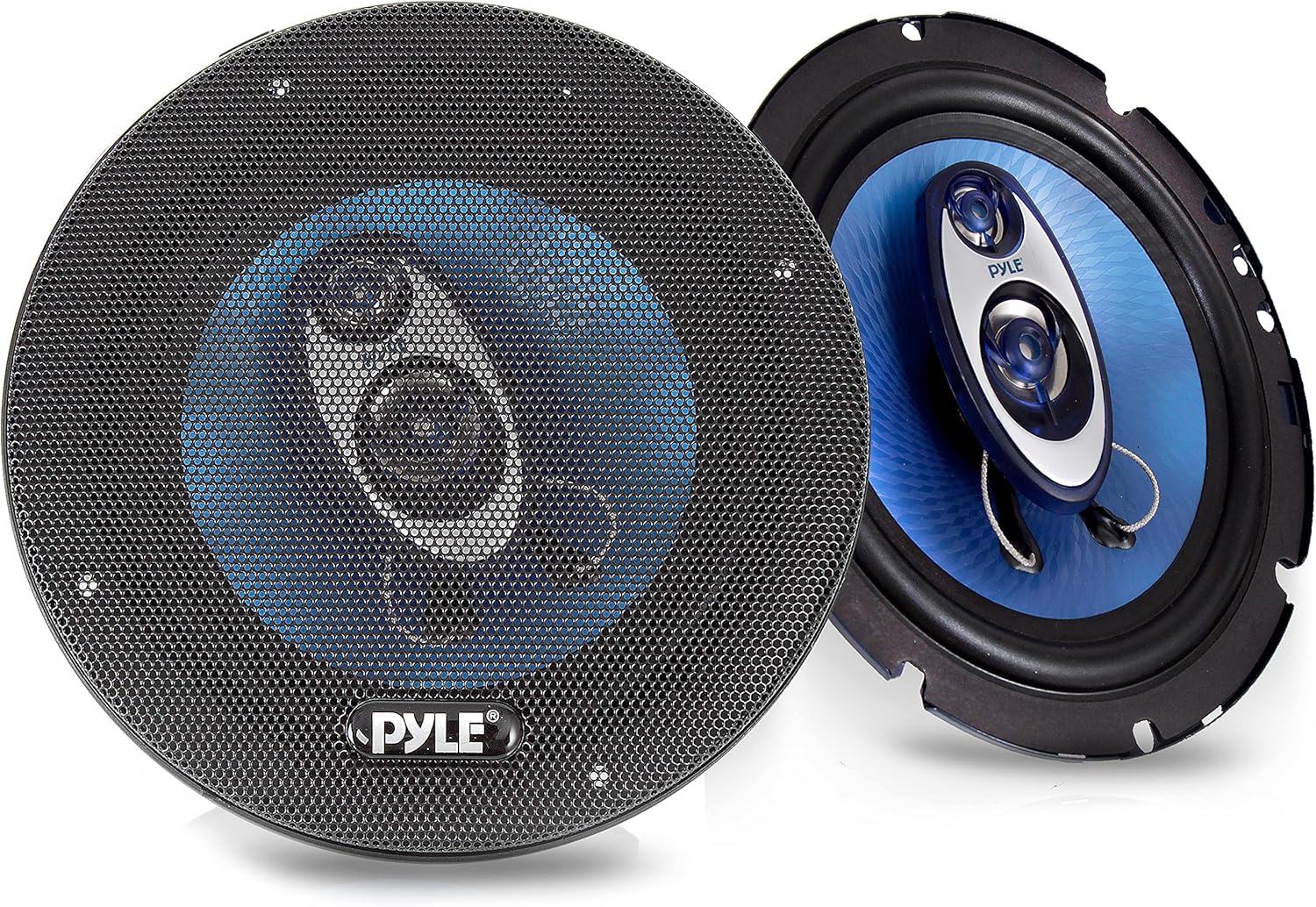 6.5 Inch Car Speakers 360W 3 Way Stereo Audio 4 Ohm Door Pair