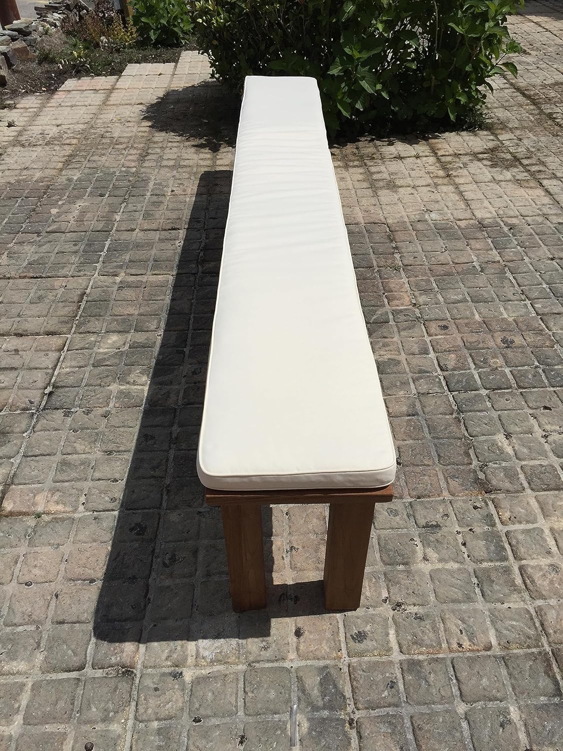 Outdoor Bench Cushion 180cm Waterproof Garden Seat Pad Grey