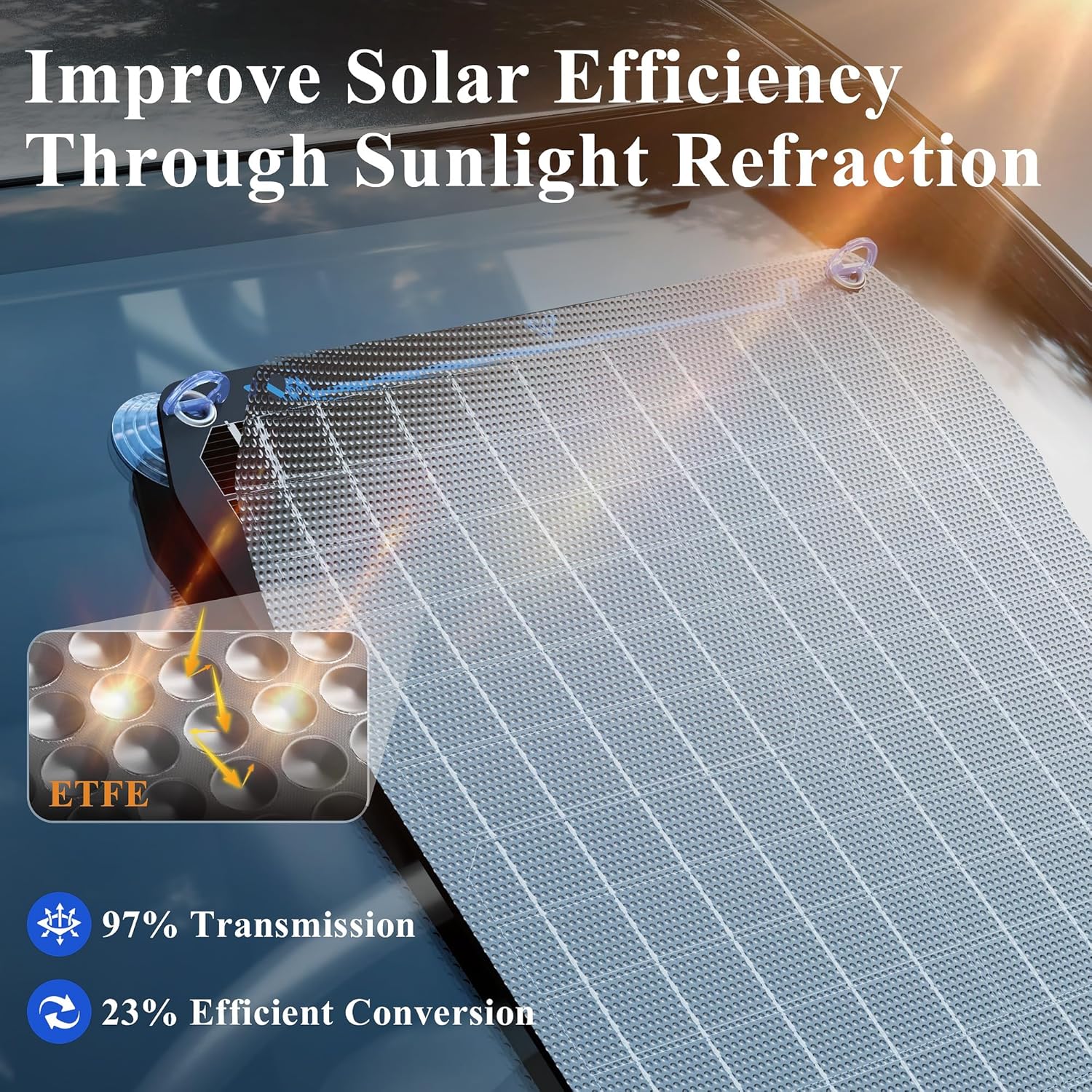 30W Solar Panel Car Battery Charger 12V Trickle Maintainer Waterproof