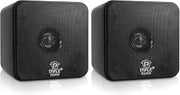 Mini Bookshelf Speakers 200W Compact Stereo Pair Clear Sound TV PC