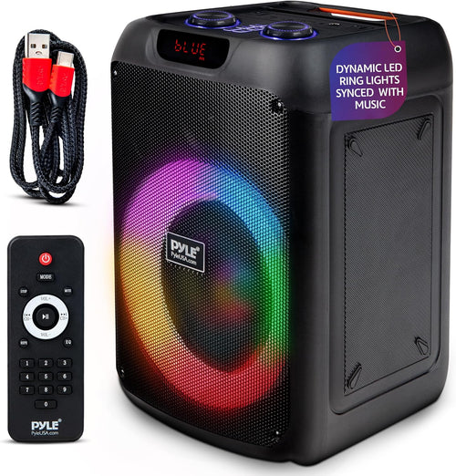 Portable Bluetooth Party Speaker 100W Bass TWS Wheels Outdoor