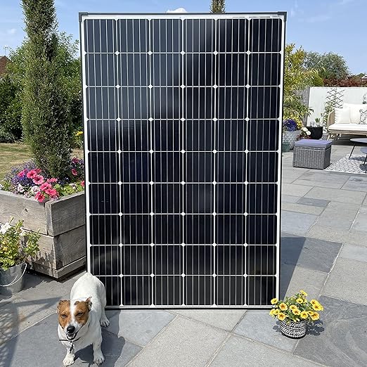 300W Monocrystalline Solar Panel 23 Percent High Efficiency Black Frame