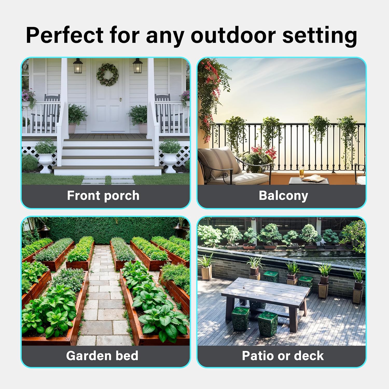 Set of 2 Large Wooden Garden Planters 90cm Grey
