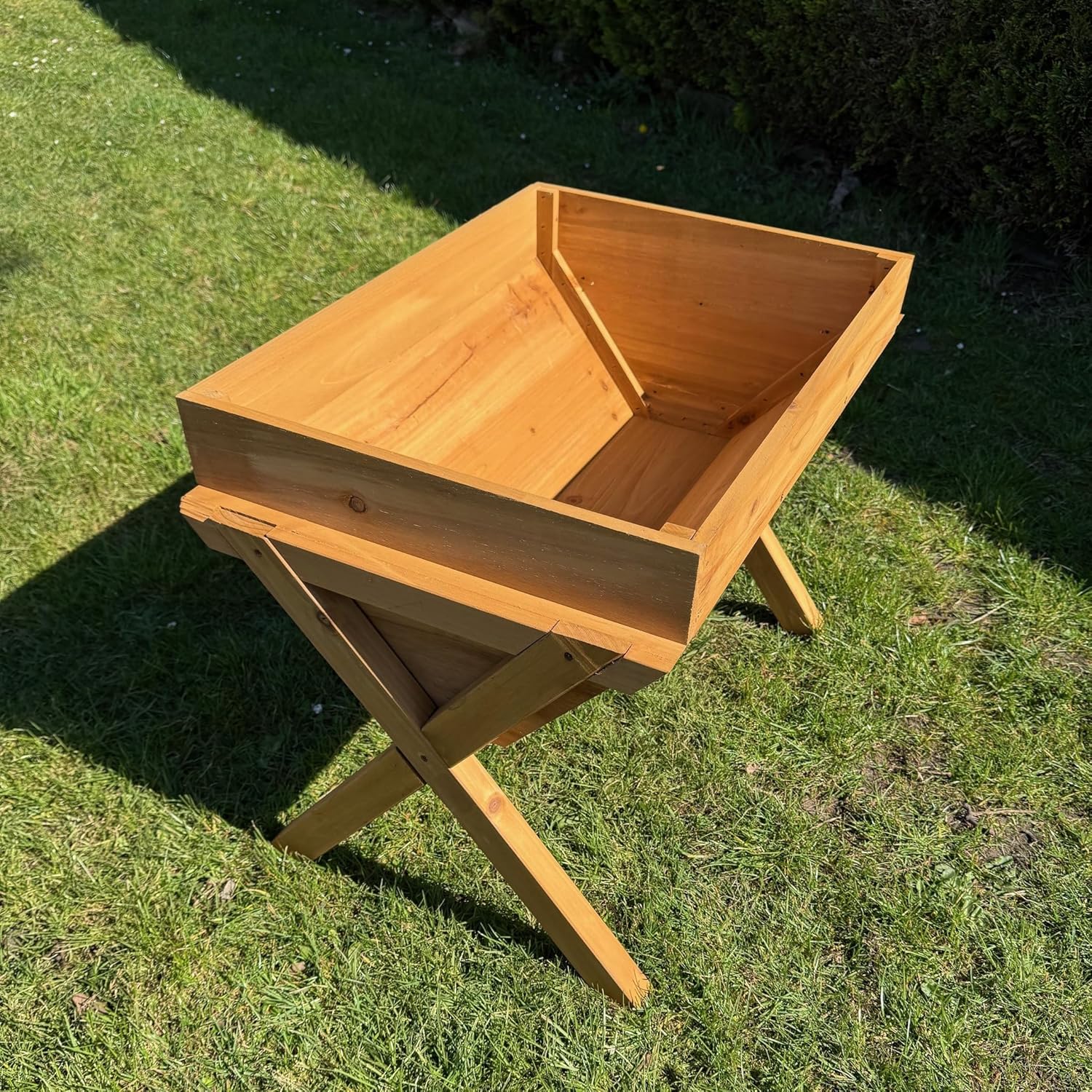 75cm Wooden Raised Garden Bed Vegetable Planter with Liner