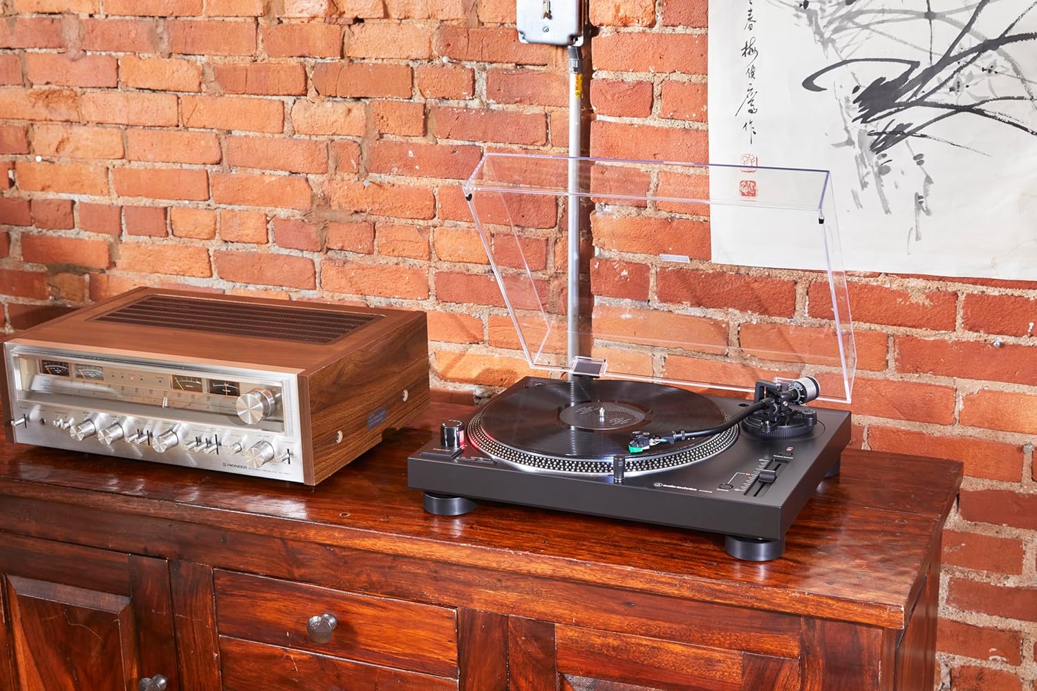 Direct Drive Vinyl Record Player Turntable USB 33/45/78RPM HiFi