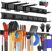 96 Inch Wall Tool Organizer Heavy Duty Garage Rack 960lbs - Kwikley