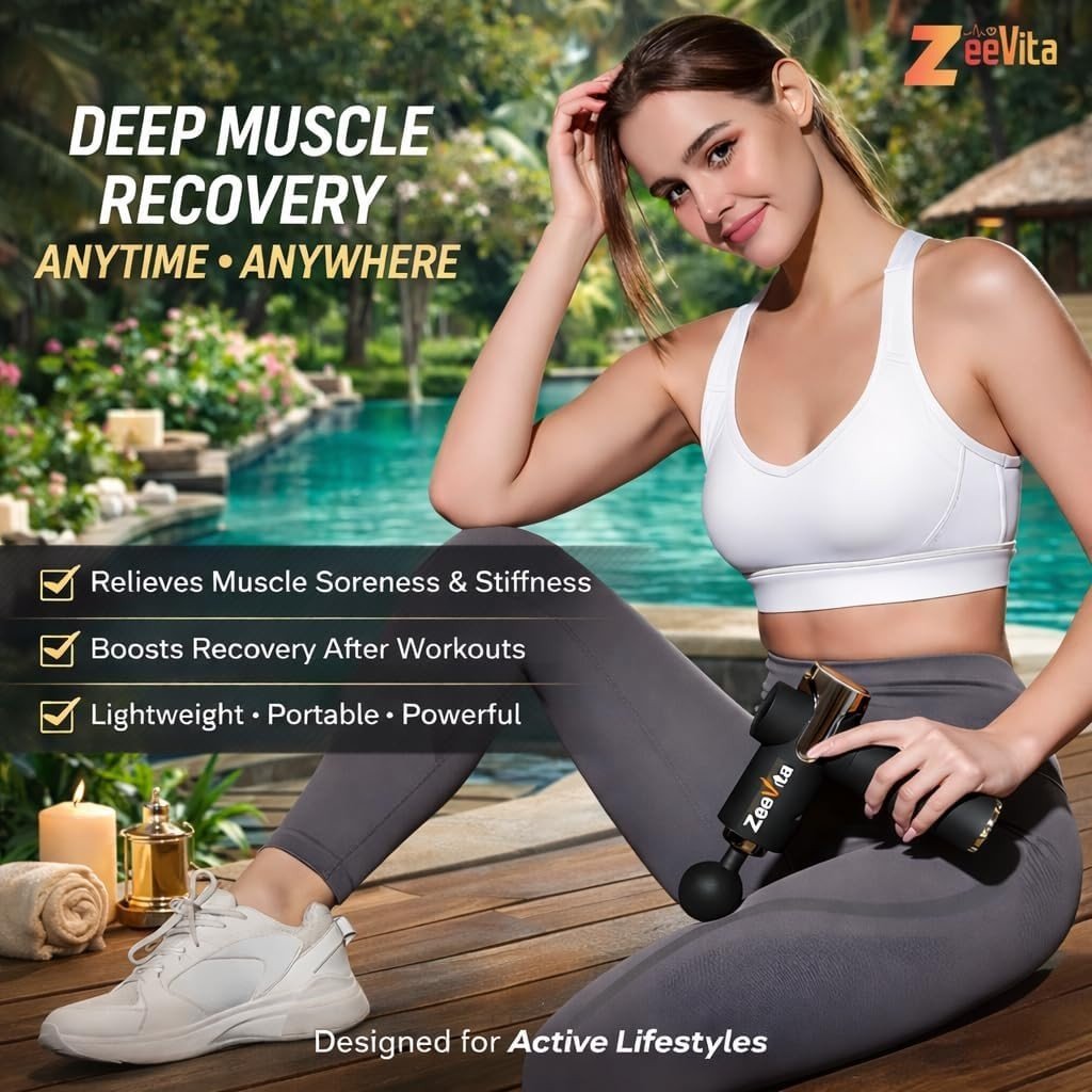99 Speed Massage Gun Deep Tissue Quiet LCD Percussion Muscle Recovery - Kwikley