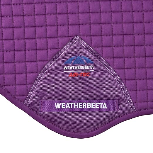 Violet Small Jump Saddle Pad with Breathable Air Mesh Spine