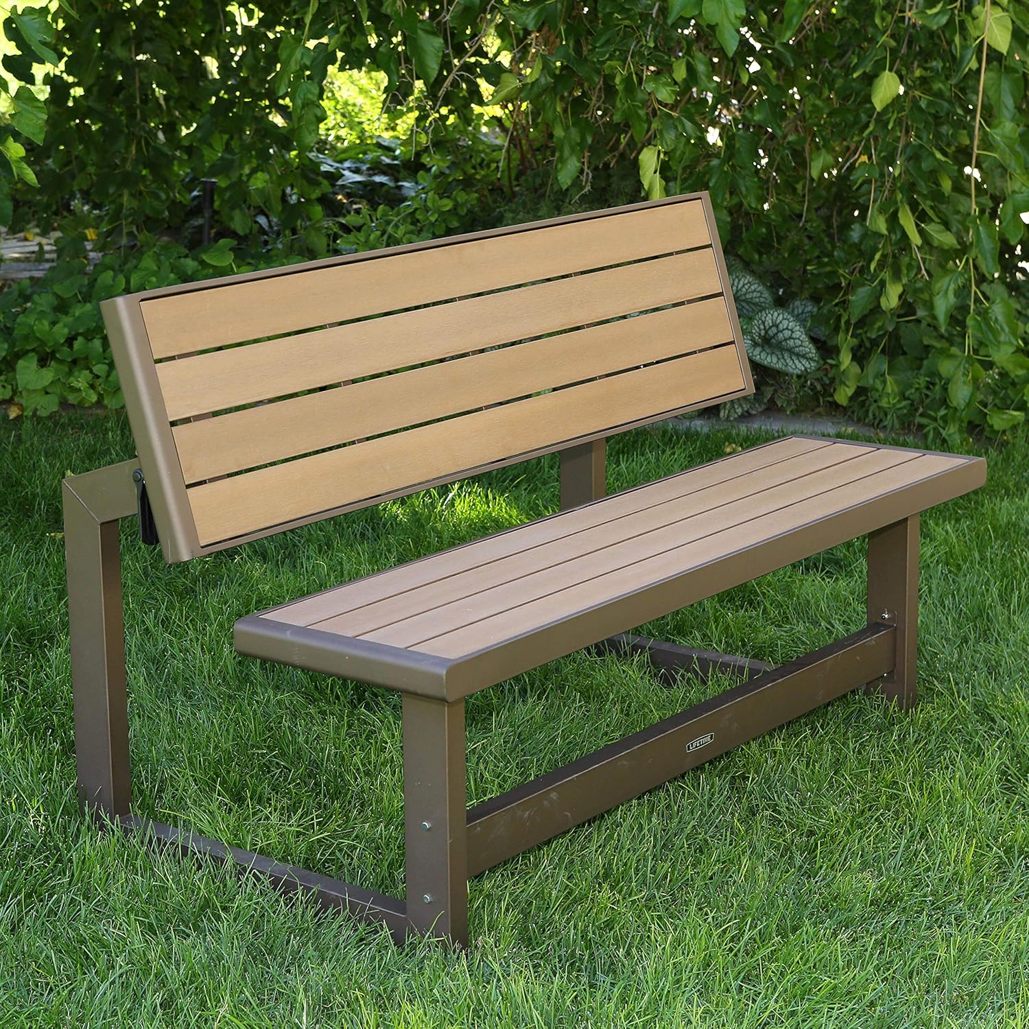 Convertible Garden Bench to Picnic Table Outdoor Seat 140cm