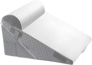 Adjustable Bed Wedge Pillow Back Support Memory Foam Reading Sleep Aid - Kwikley