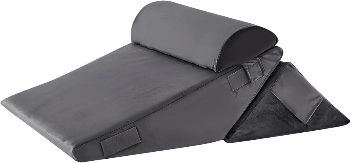 Adjustable Bed Wedge Pillow for Sleeping Heartburn Reflux Reading Support - Kwikley