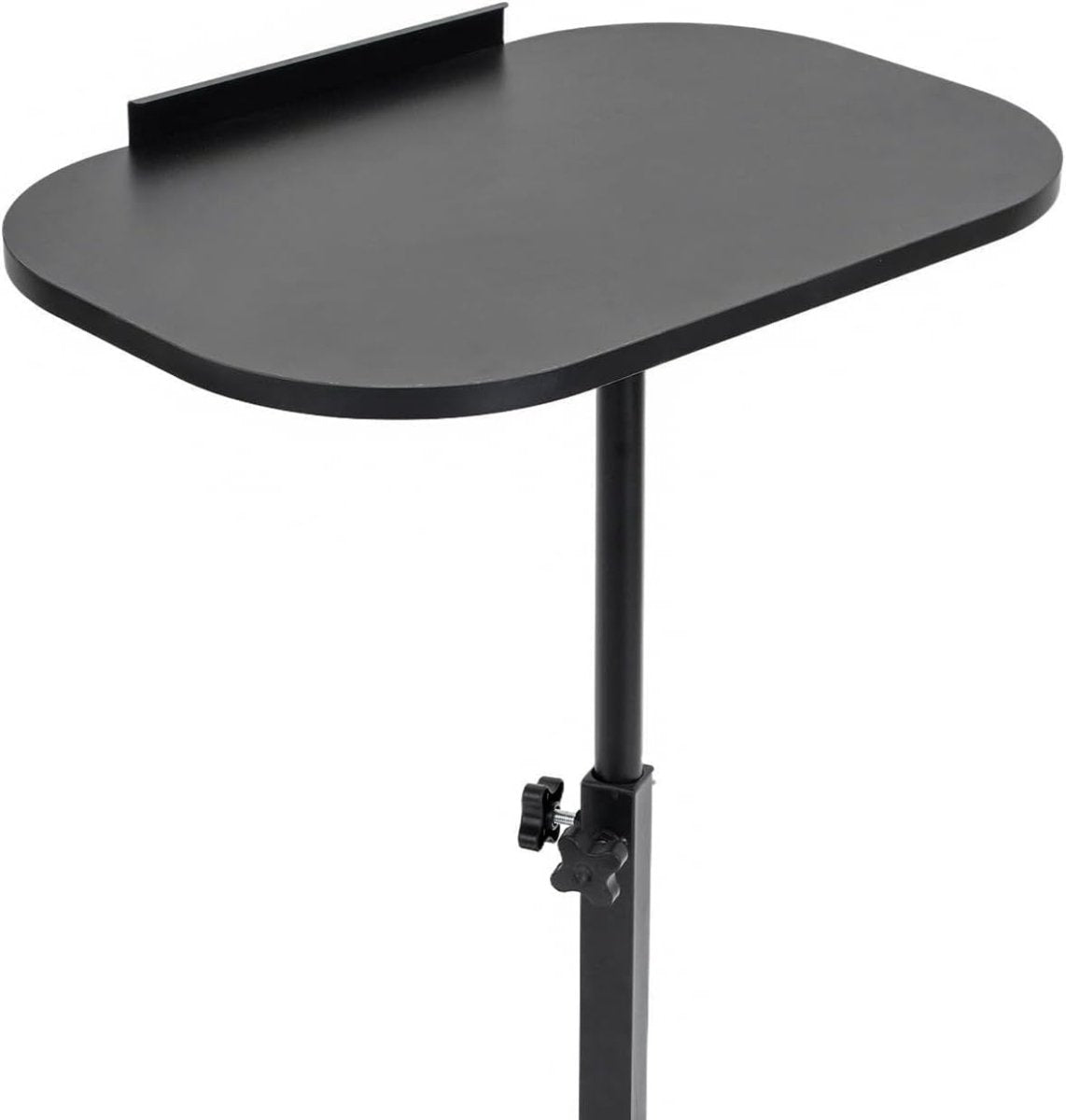 Adjustable C Shaped Side Table Swivel Laptop Desk for Sofa Bed Black - Kwikley