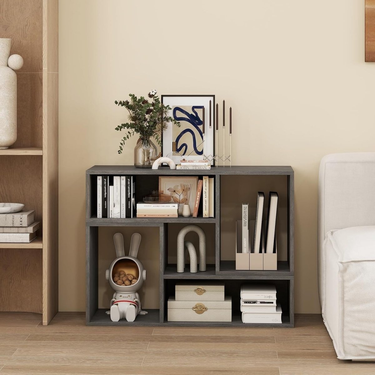 Adjustable L-Shaped TV Stand for 60" TVs | Modular Storage & Media Console - Kwikley