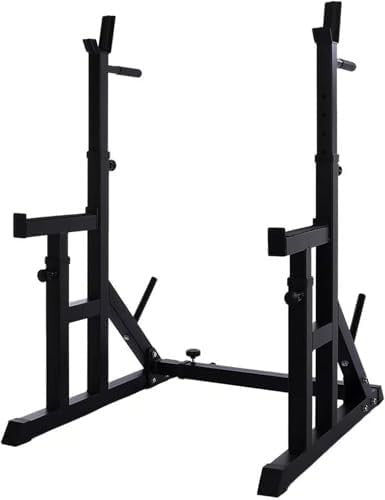Adjustable Power Rack Squat Rack Home Gym 400KG Capacity Alloy Steel - Kwikley