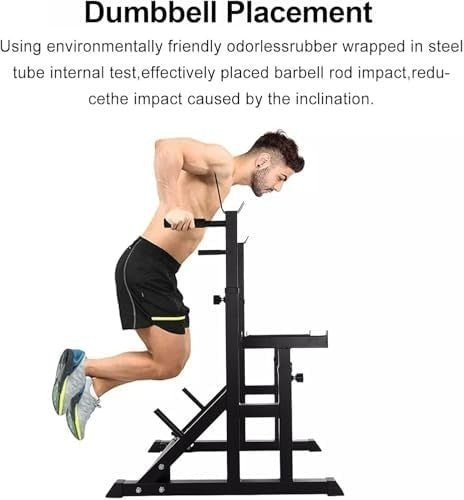 Adjustable Power Rack Squat Rack Home Gym 400KG Capacity Alloy Steel - Kwikley