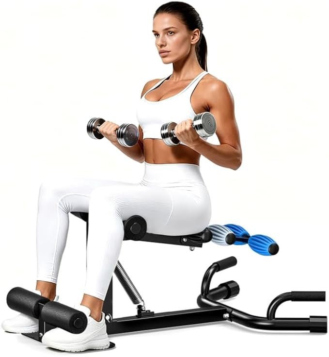 Adjustable Squat Machine Glutes Trainer Leg Workout 300lb Capacity - Kwikley