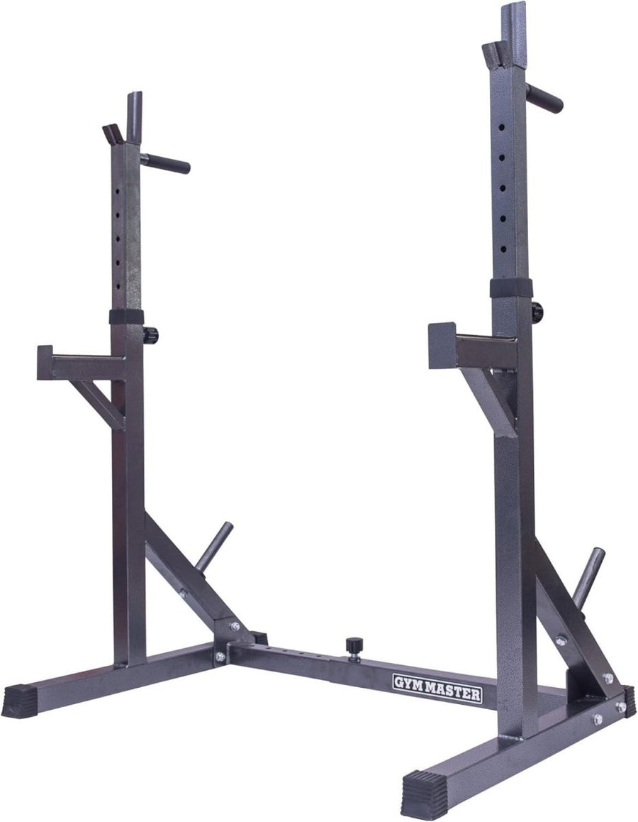Adjustable Squat Rack Stand Bench Press Dip Bars 250kg Home Gym - Kwikley