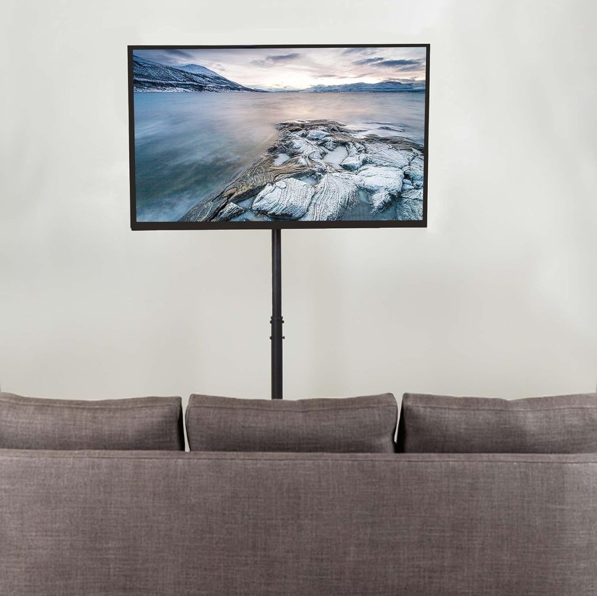 Adjustable TV Floor Stand 13–50” Tilt Mount Display Bracket Stable Base - Kwikley
