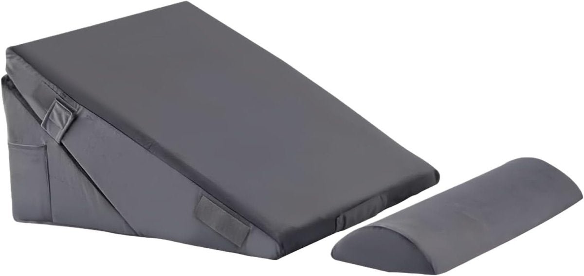 Adjustable Wedge Pillow 5 - in - 1 Ergonomic Support for Sleeping & Reading - Kwikley