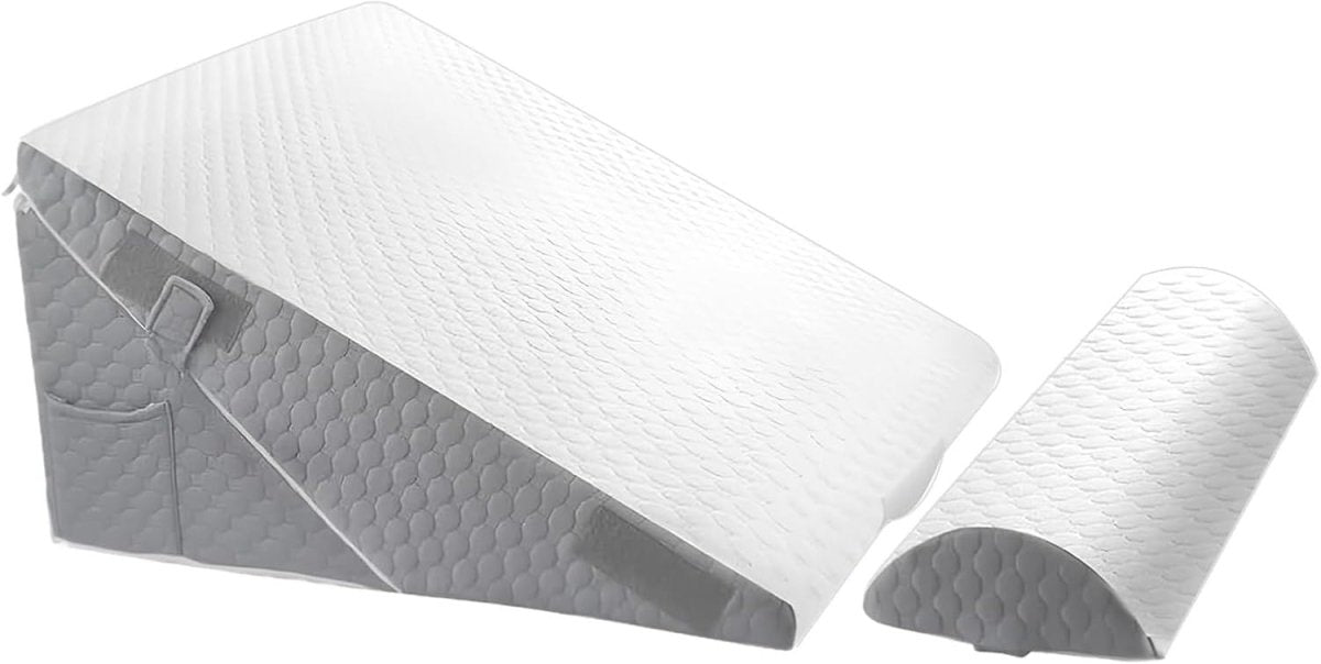 Adjustable Wedge Pillow Ergonomic Incline Support for Sleeping Reading Bed - Kwikley